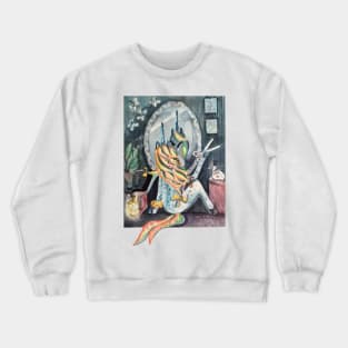 unicorn at the mirror Crewneck Sweatshirt